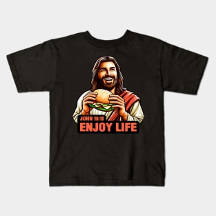 John 10:10 Enjoy Life Kids T-Shirt